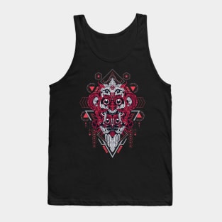 Fujin & Raijin head - Sacred Geometry Tank Top